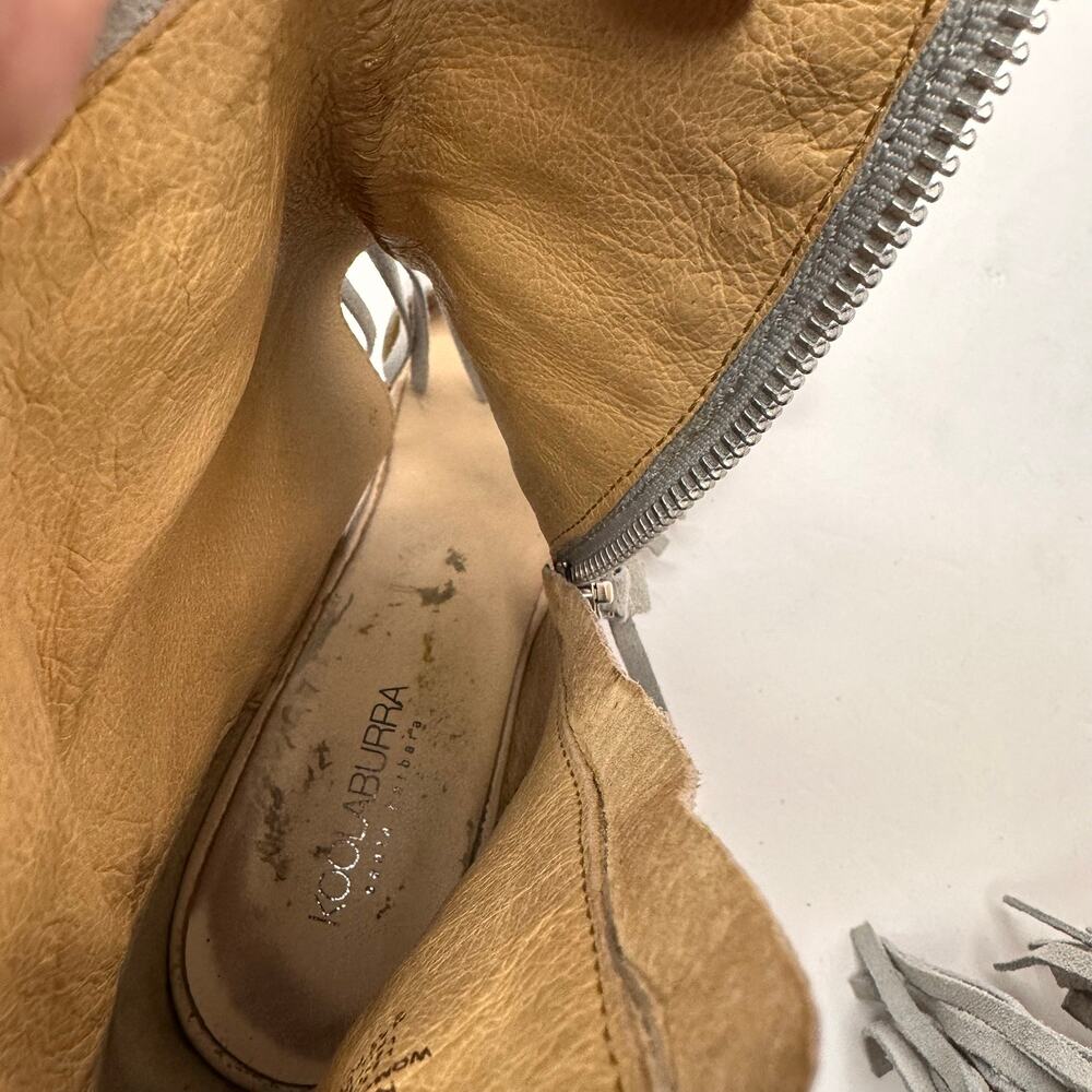 Kookaburra Ugg Womens size 9 Piazz Fringe Suede Leather Sandal Boho Festival - Picture 9 of 10